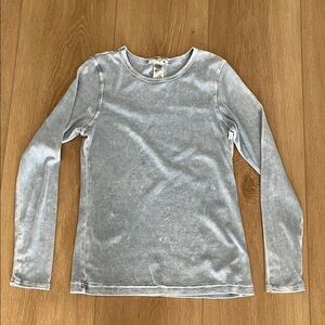 Hard Tail Light Blue Long Sleeve Shirt